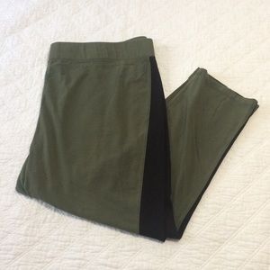 Logo Lori Goldstein racing stripe pants